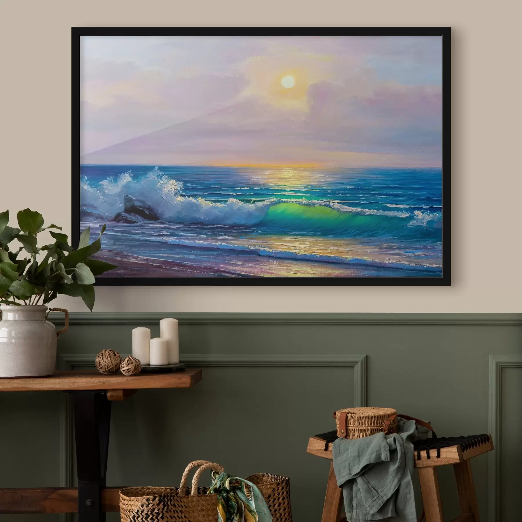 Fototapete Wasser, Wolken und Himmel f17732