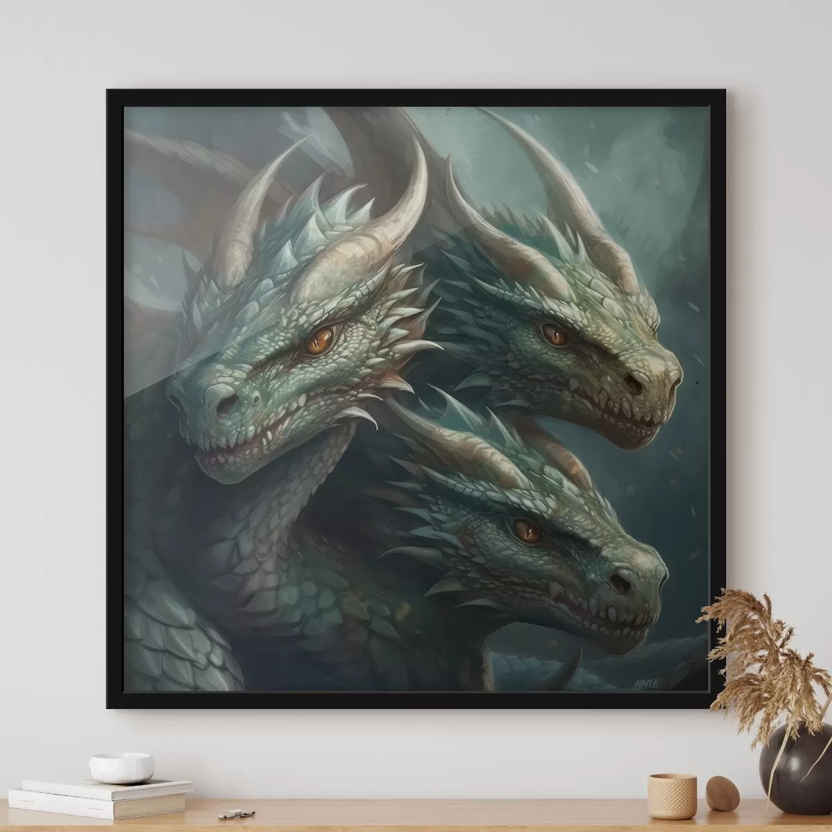Poster Drei Drachen f32597