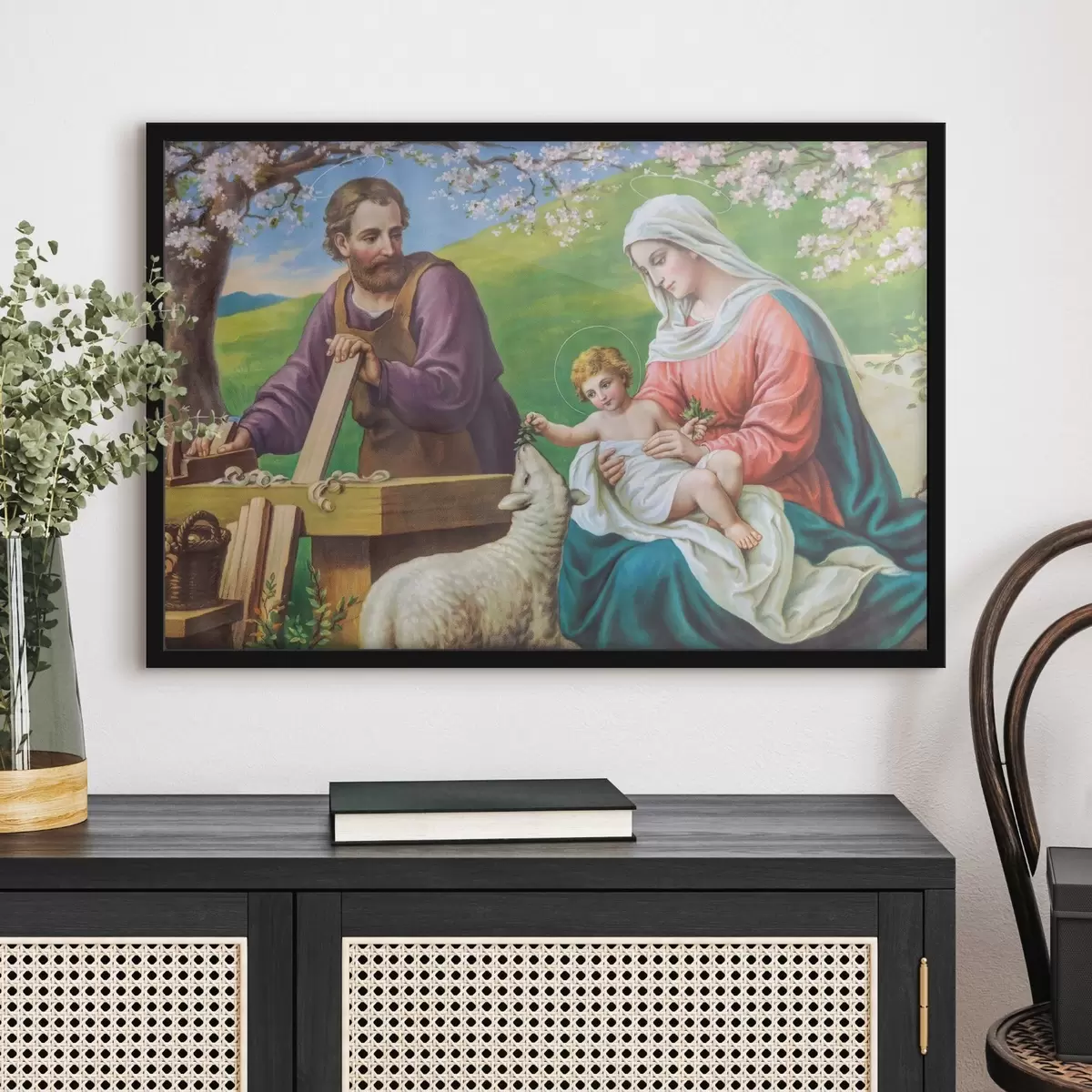 Poster Bild der Heiligen Familie f33496