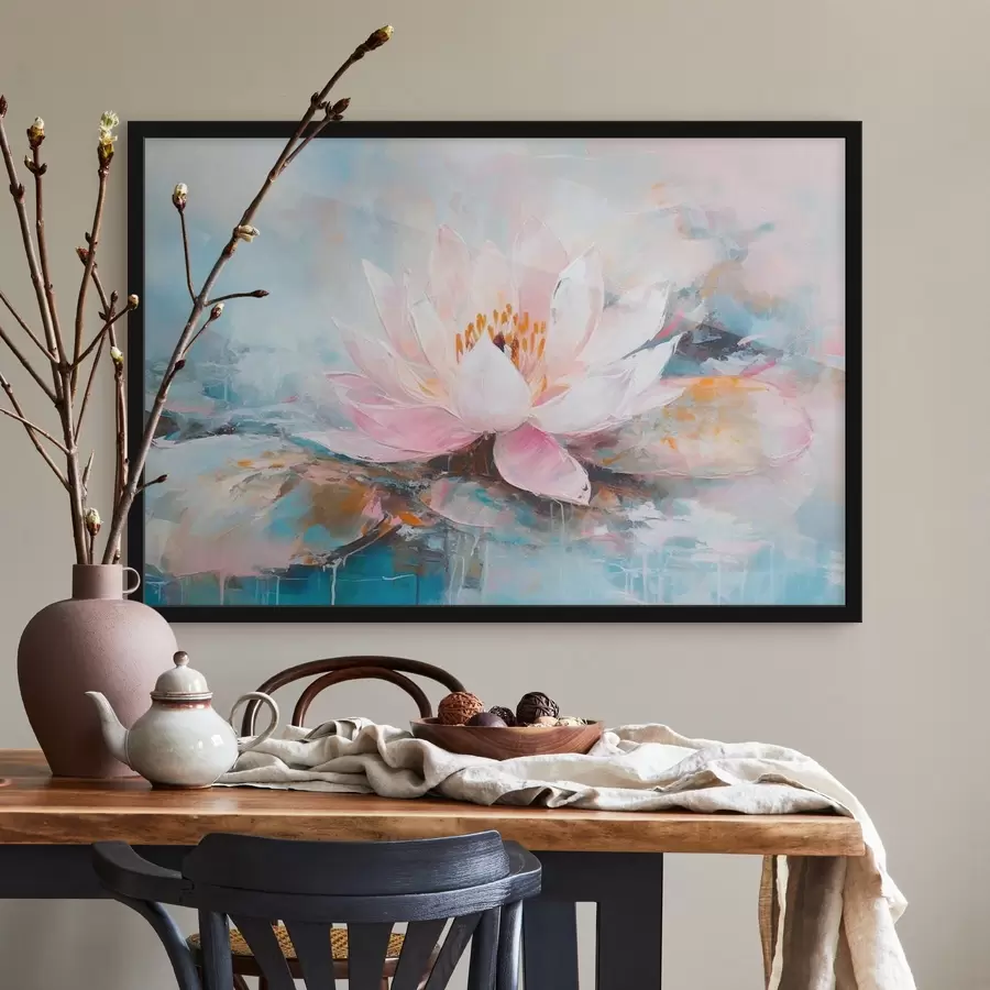 Fototapete Aquarell Pfingstrose Illustration f35449