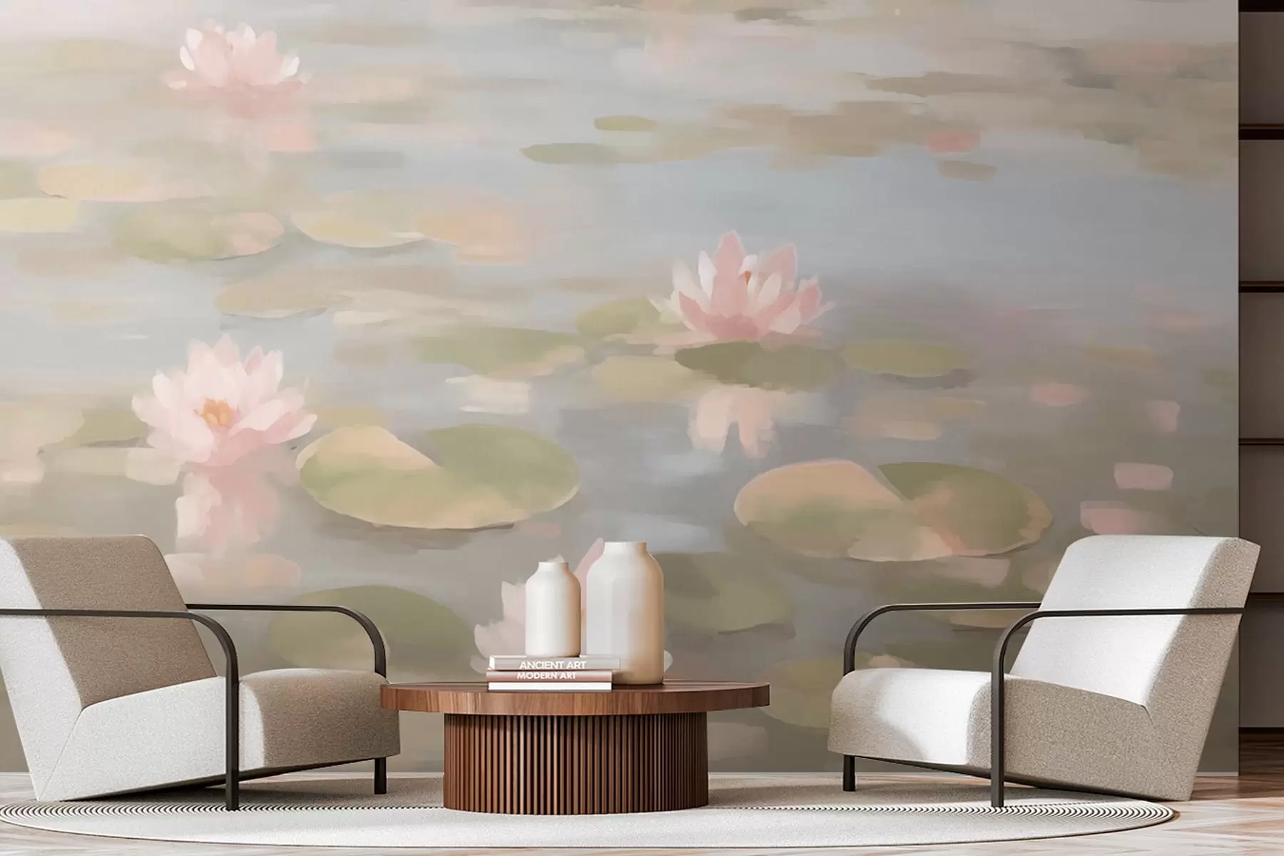 Fototapete Seerosenblüten w08548v1