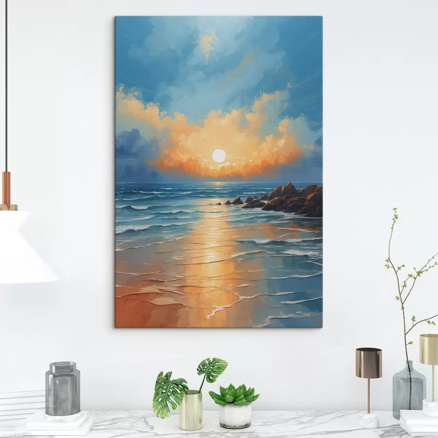 Wandbilder Meer und Felsen s42093