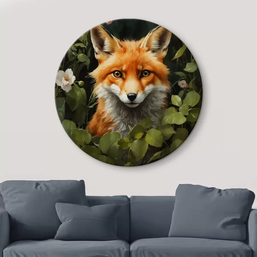 Wandbilder Fuchs im Gebüsch r41777