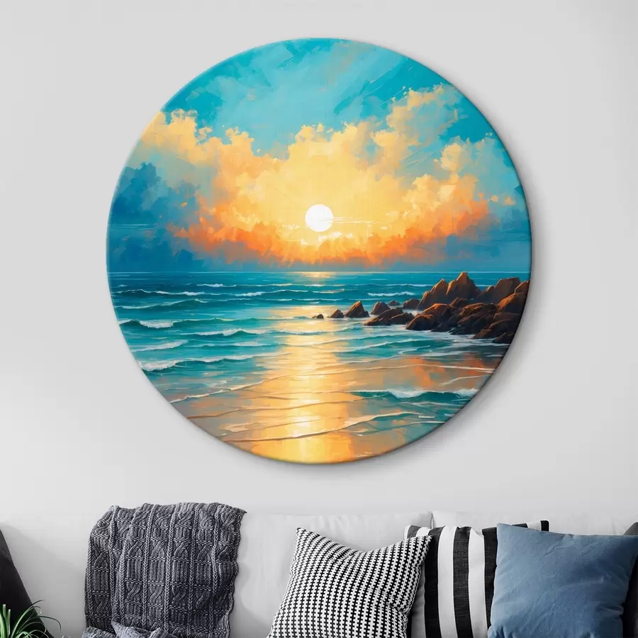 Wandbilder Meer und Felsen r42093