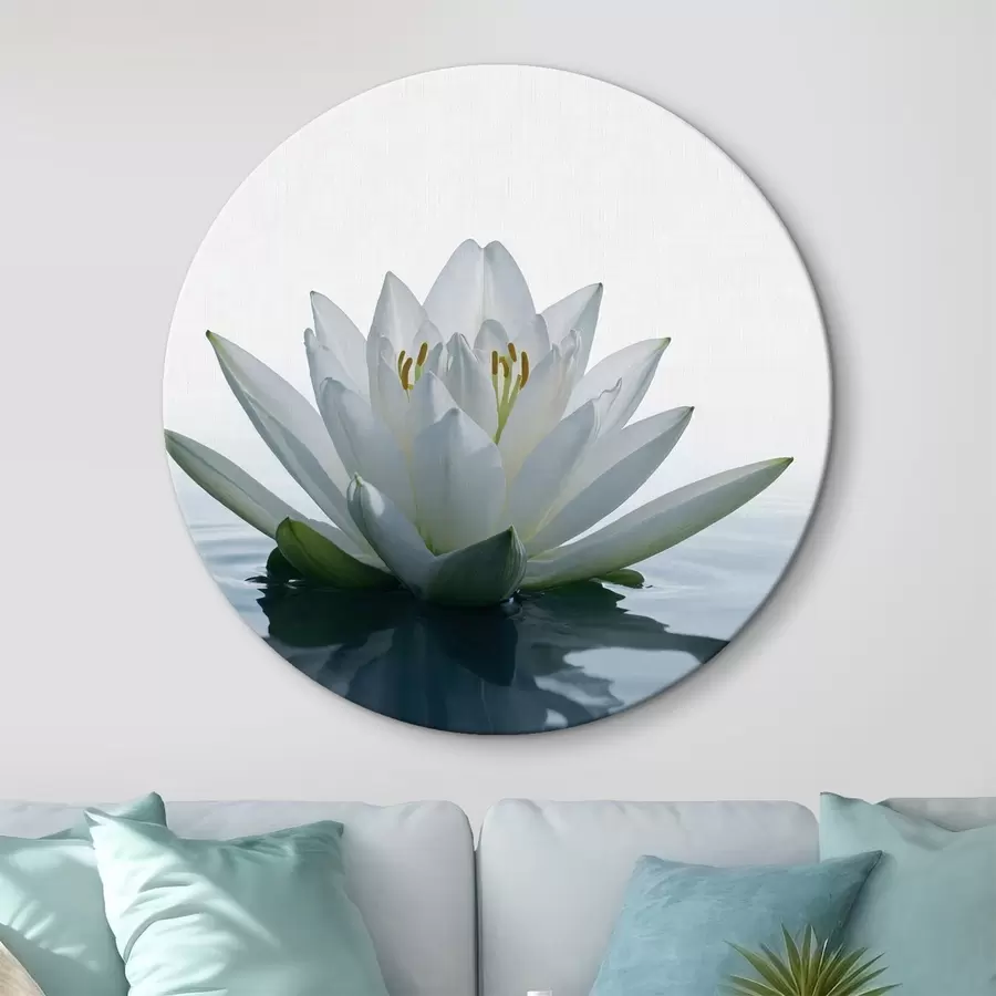 Wandbilder Auf dem Wasser schwimmende Lilie r42098