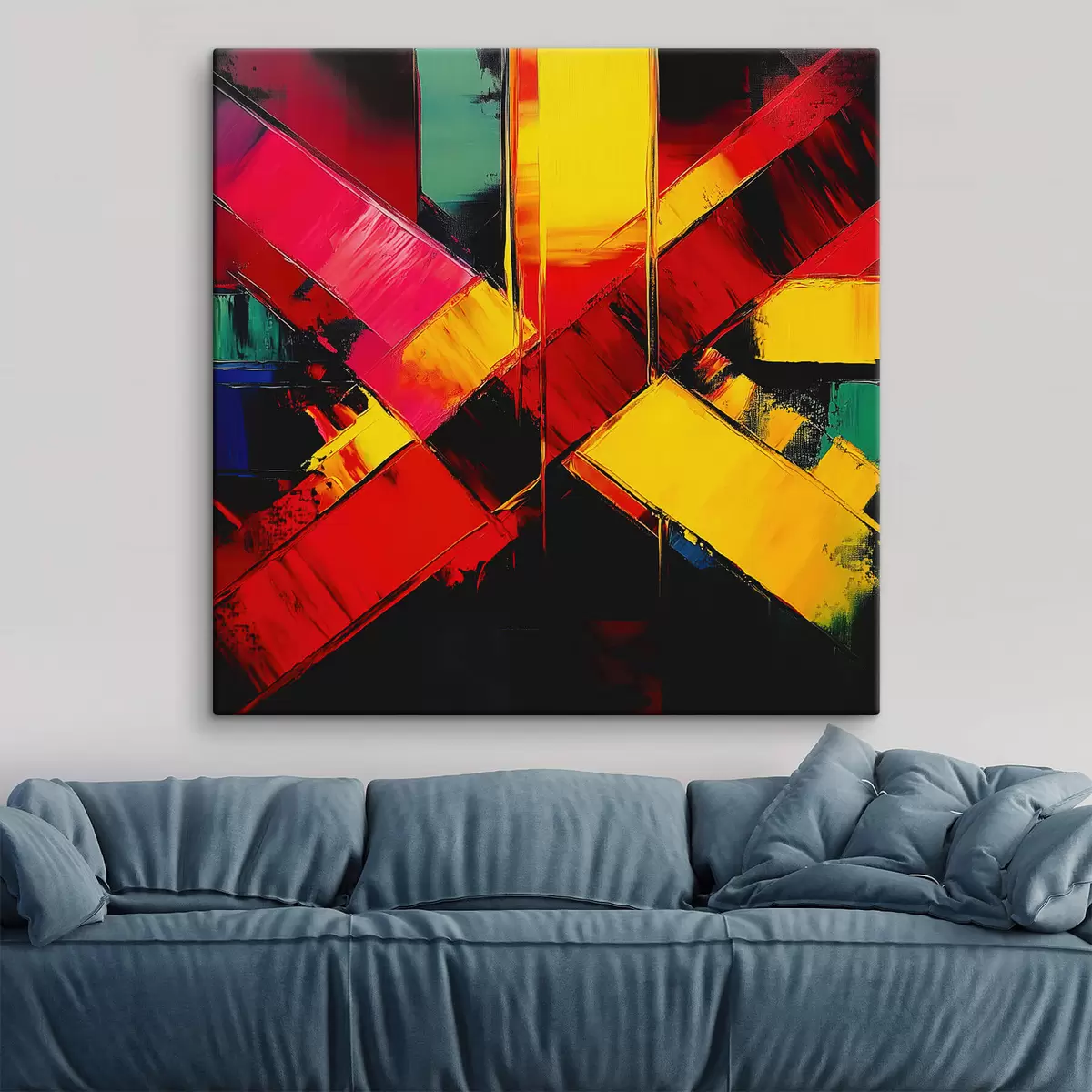 Wandbilder Mehrfarbige Abstraktion s42112
