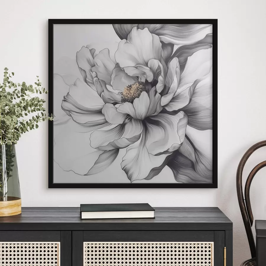 Fototapete Große abstrakte Blume f41990