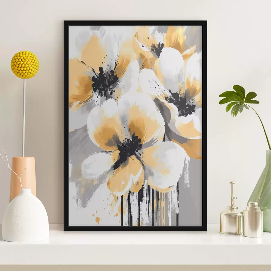 Fototapete Abstrakte Blumen f42109