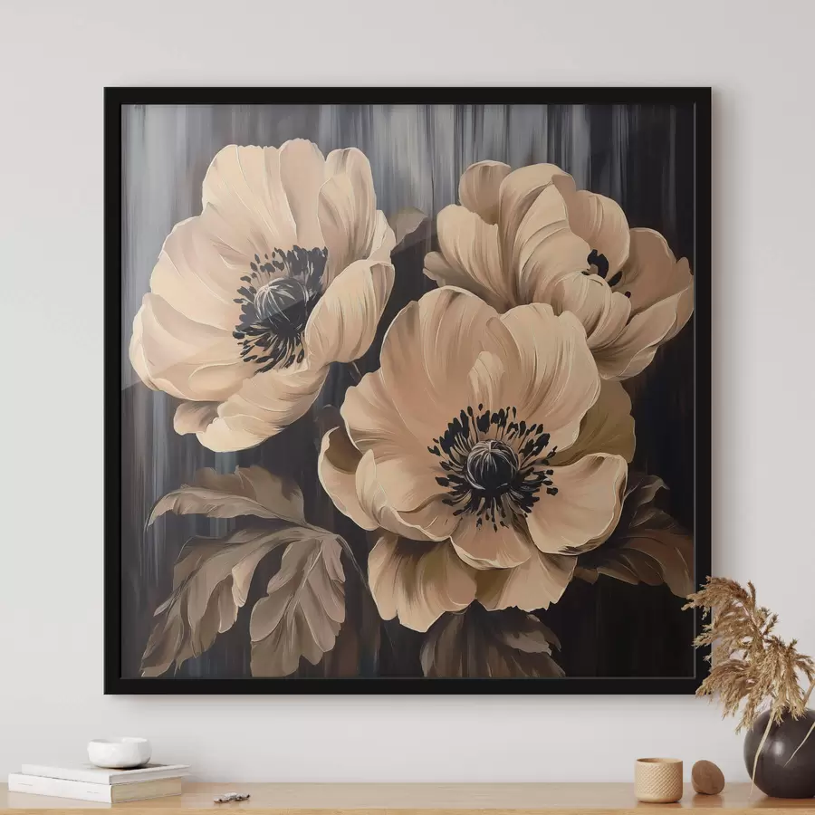 Fototapete Blumenstrauß aus großen Blumen f42110