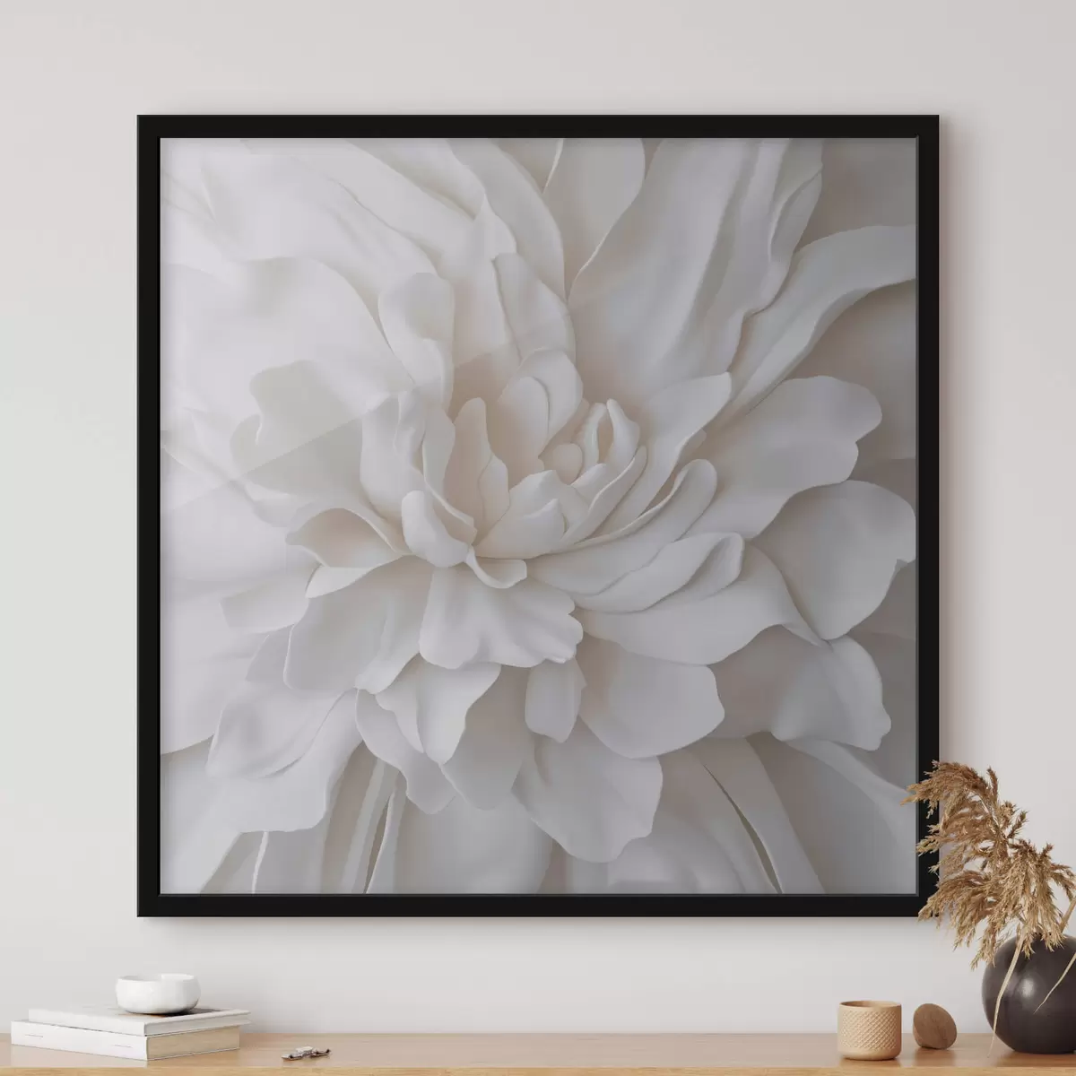 Poster Große abstrakte Blütenblätter f42130