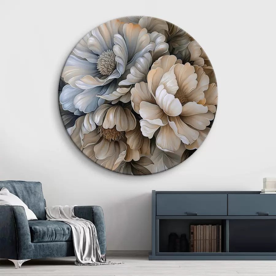 Wandbilder Blumenstrauß aus großen Blumen r42108