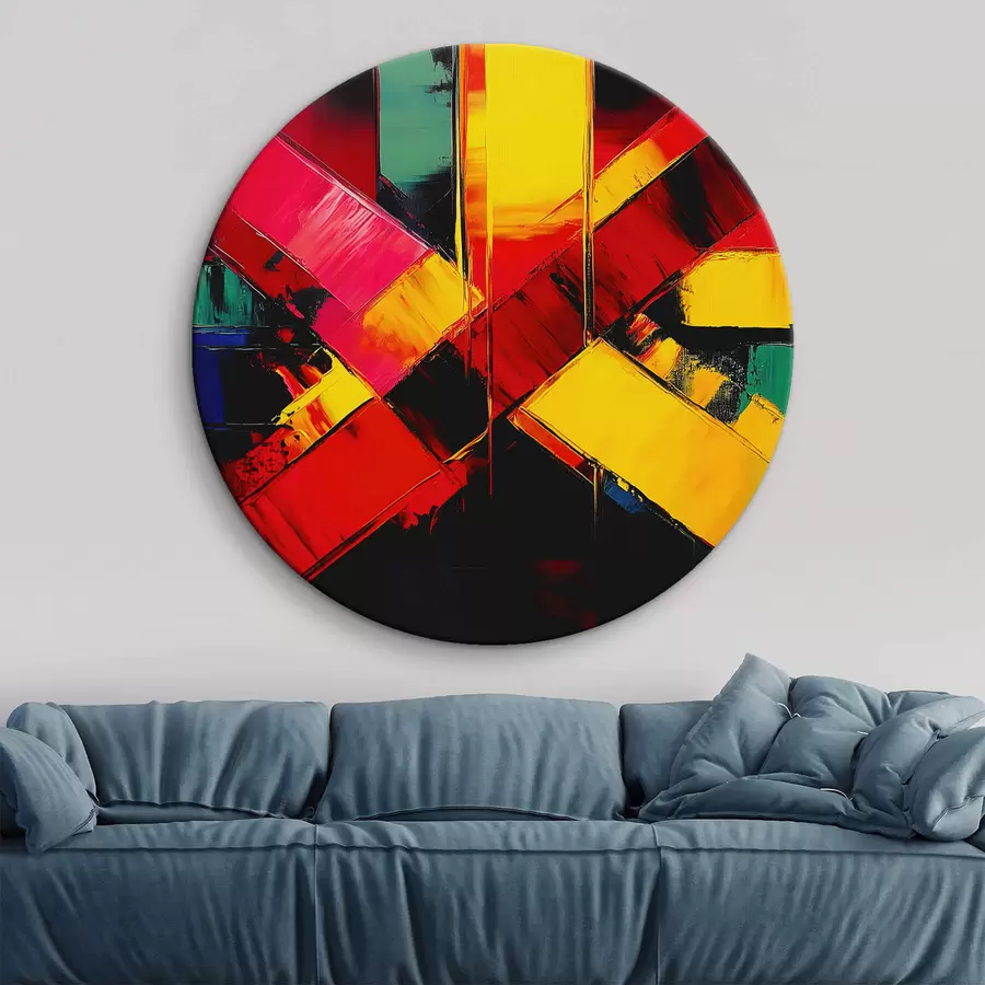 Wandbilder Mehrfarbige Abstraktion r42112