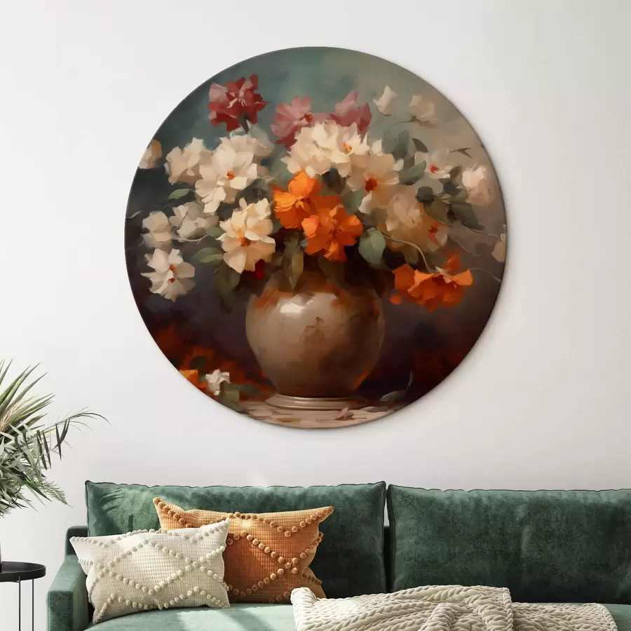 Wandbilder Blumenstrauß in einer Vase r42113