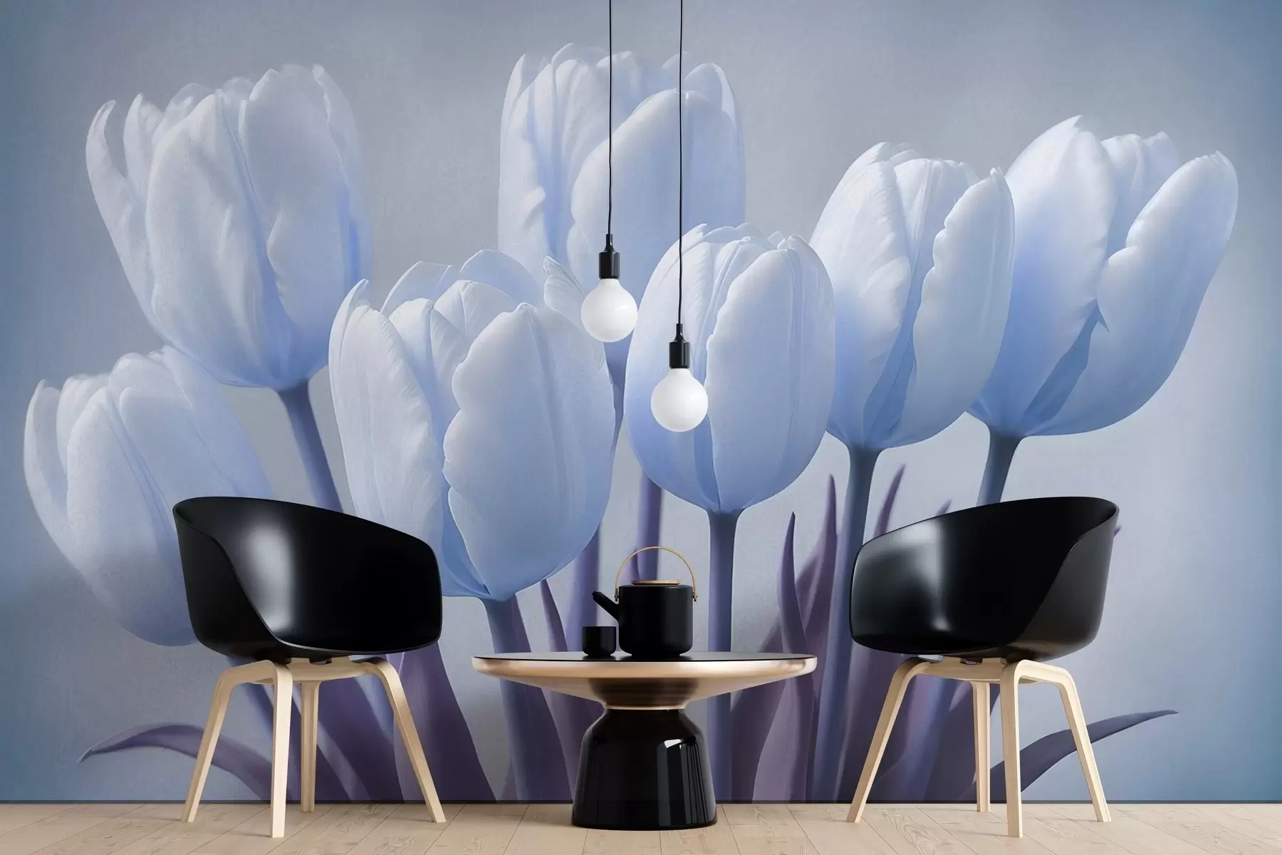 Fototapete Zarter Tulpenstrauß w02616v1