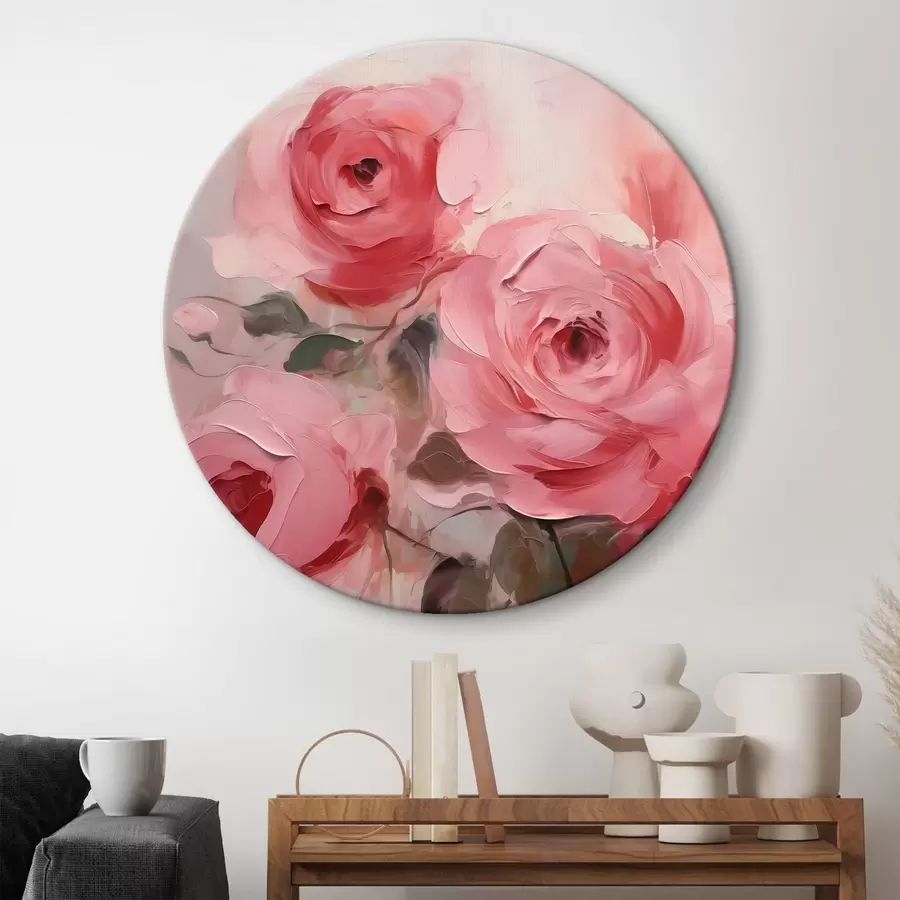 Wandbilder Abstrakte Rosen Nachahmung Malerei r42138