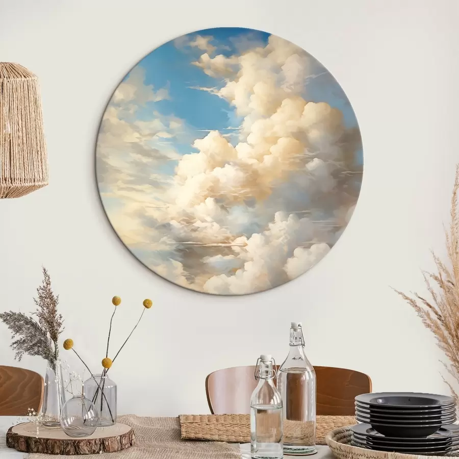 Wandbilder Himmel mit Wolken Nachahmung der Malerei r42145