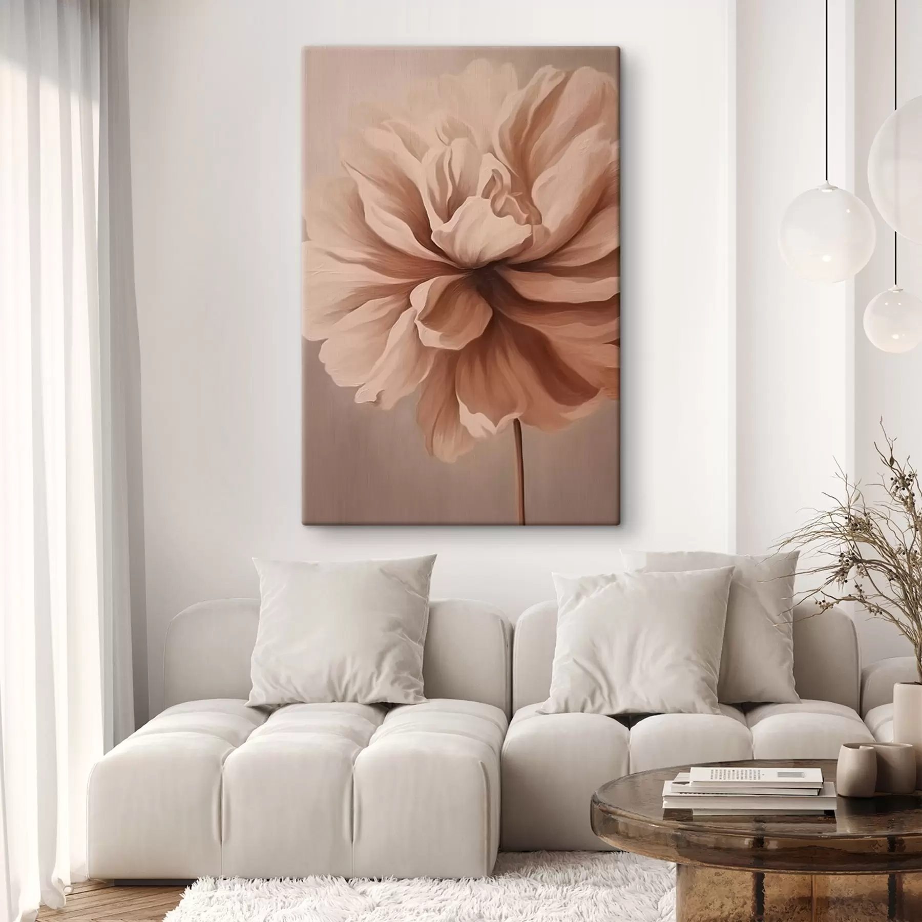 Wandbilder Eine zarte Blume in sanften Farben s42158