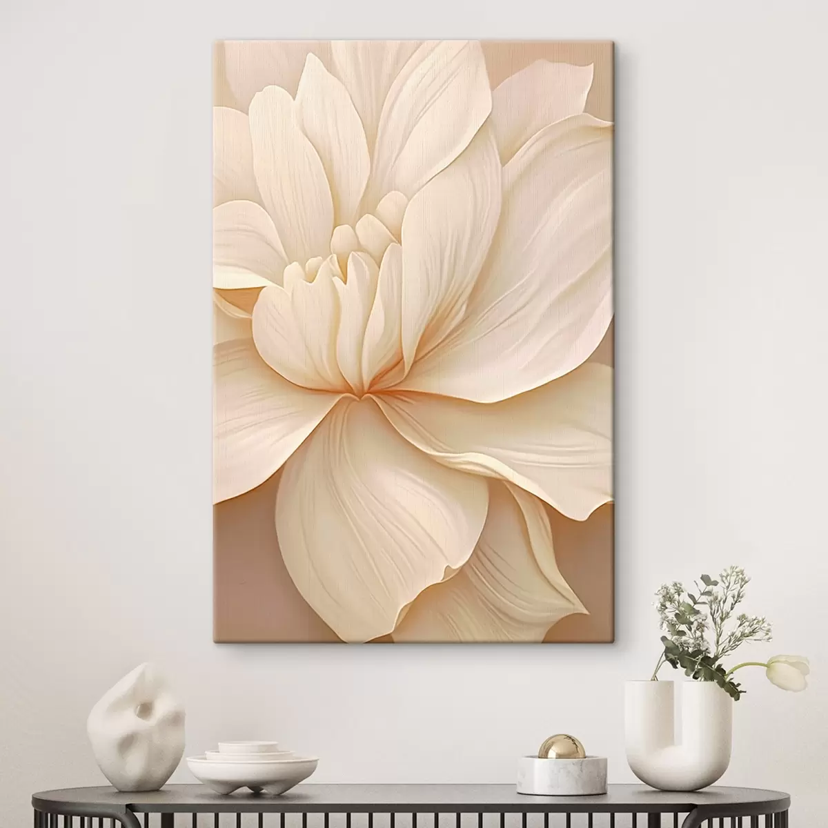 Wandbilder Cremige Blume s42165