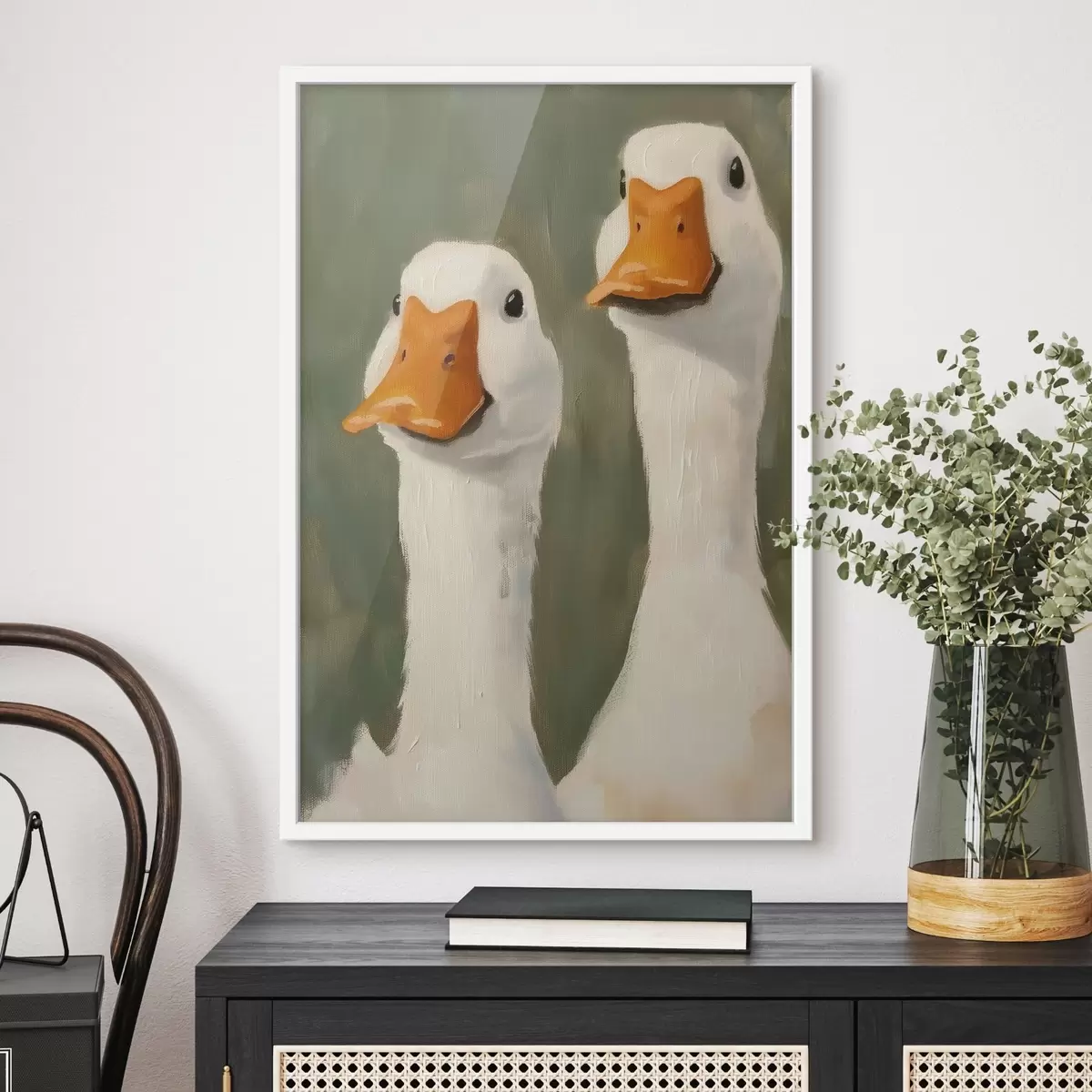 Poster Zwei Gänse f42152