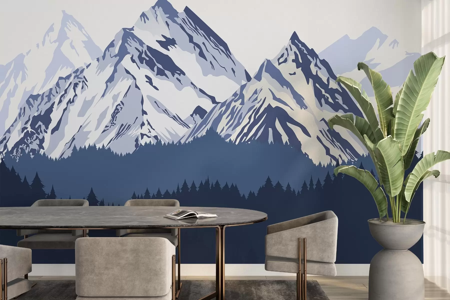 Fototapete Die Stille der Berge w02648