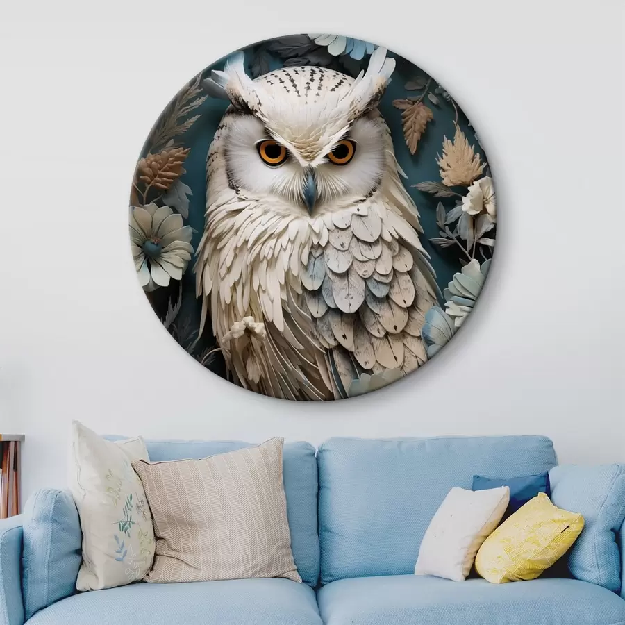Wandbilder Weiße Eule r42283