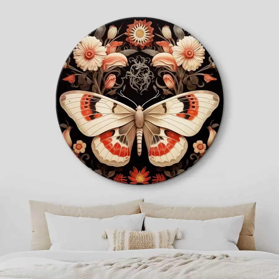 Wandbilder Eine Vielzahl von Schmetterlingen r42293