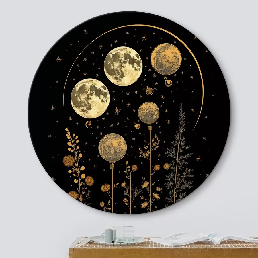 Wandbilder Glanz der Mondblumen r42298