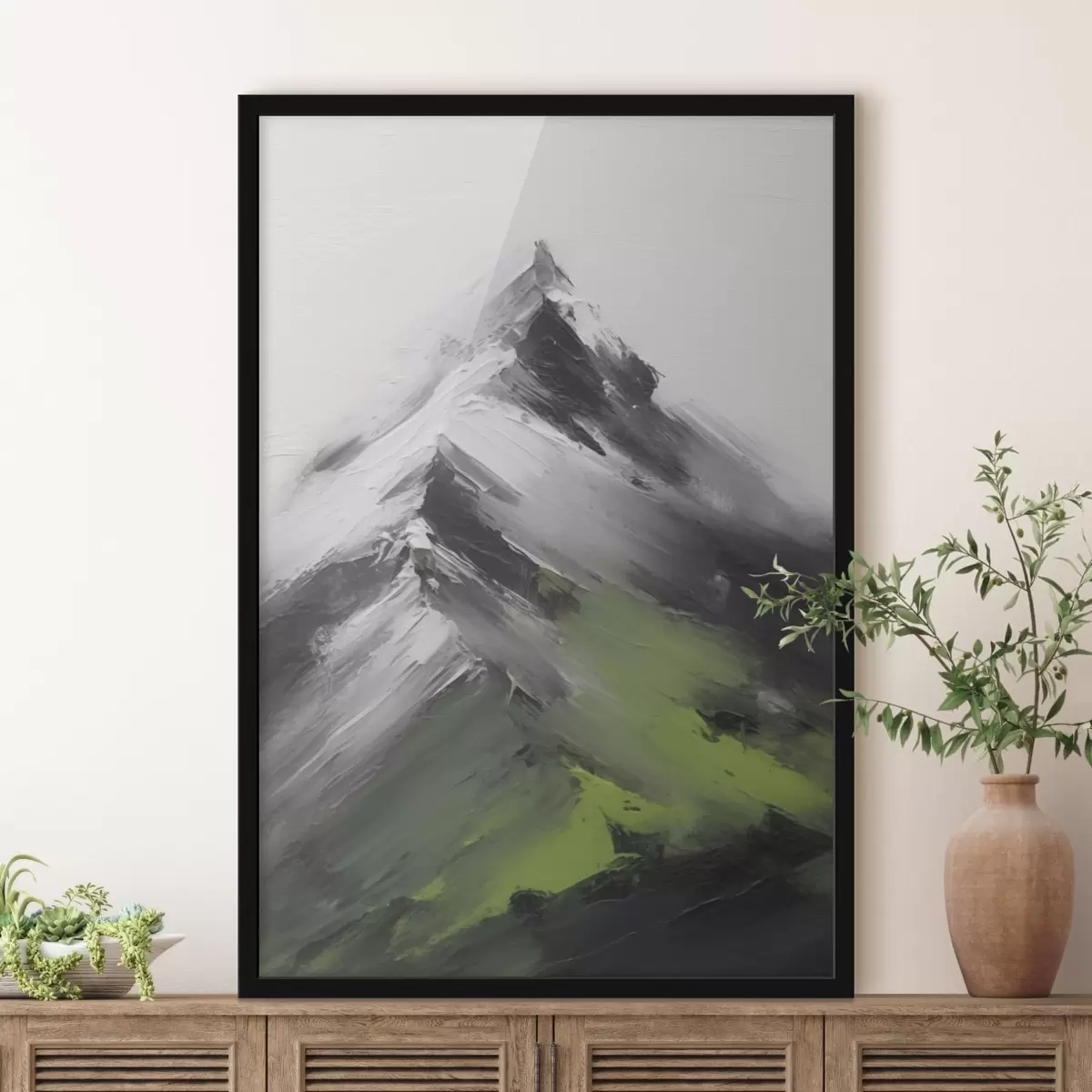 Poster Abstrakter Berg f42310