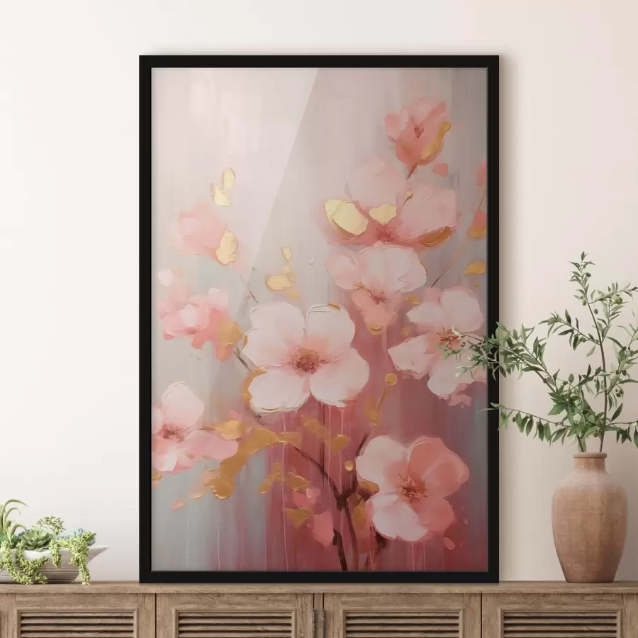 Fototapete Rosa Blüten f42314