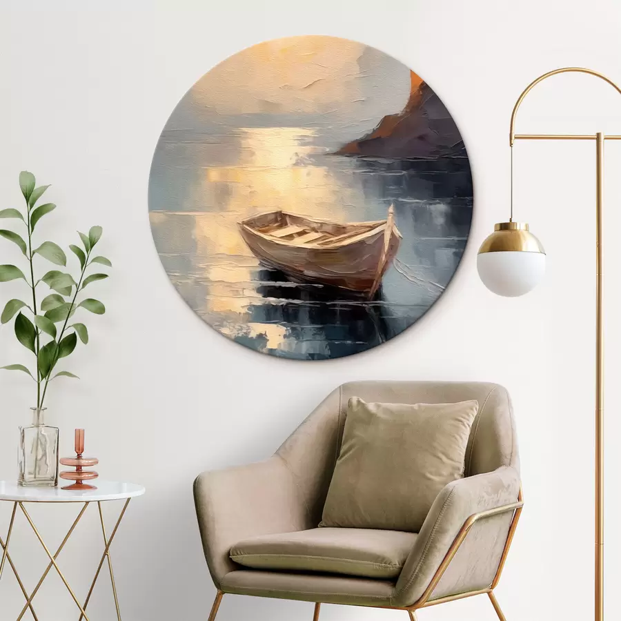 Wandbilder Boot und Küste r42309