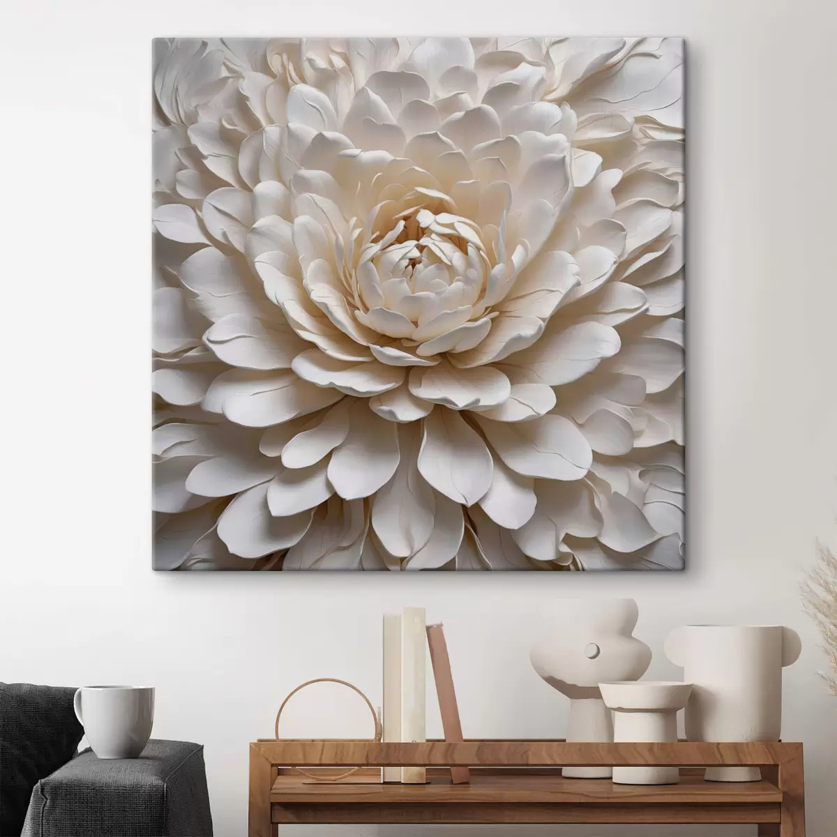 Wandbilder Große abstrakte Blütenblätter s42131