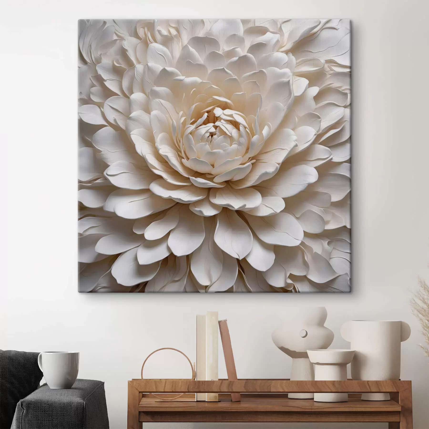 Wandbilder Große abstrakte Blütenblätter s42131