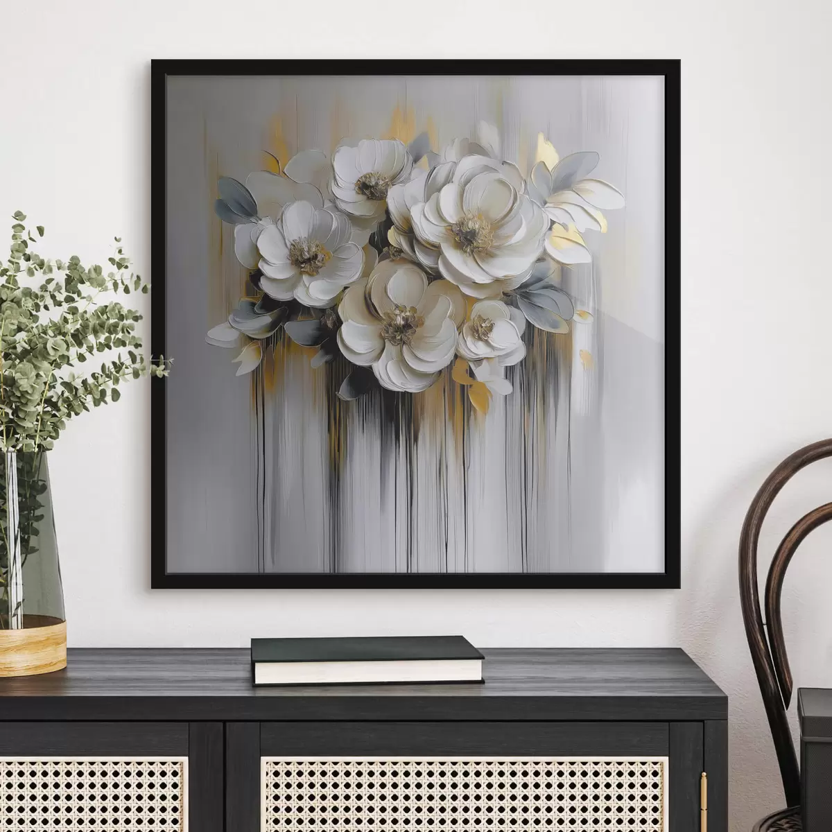 Poster Abstrakte Blumen f42244