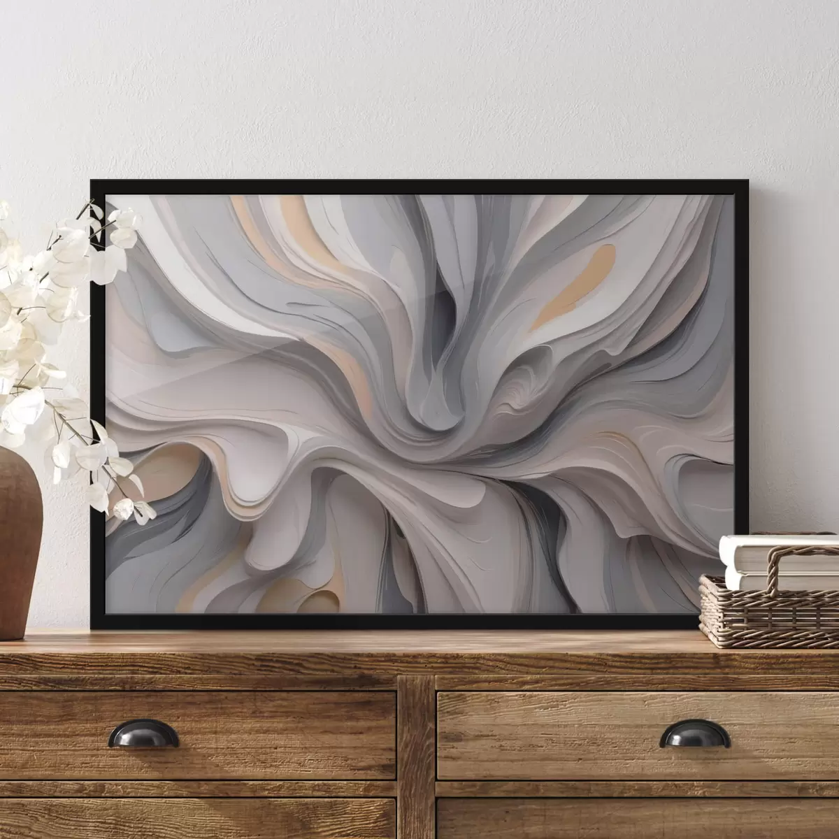 Poster Abstrakte Wellen f42246