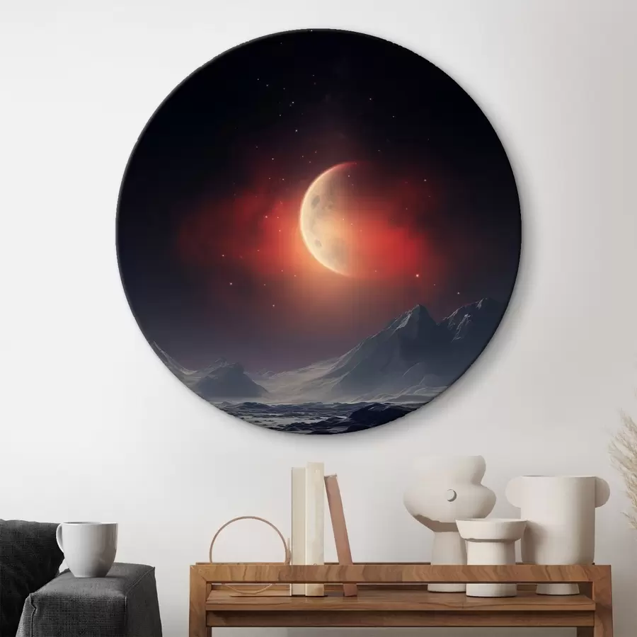 Wandbilder Sonnenuntergang mit Blick auf den Mars r41202