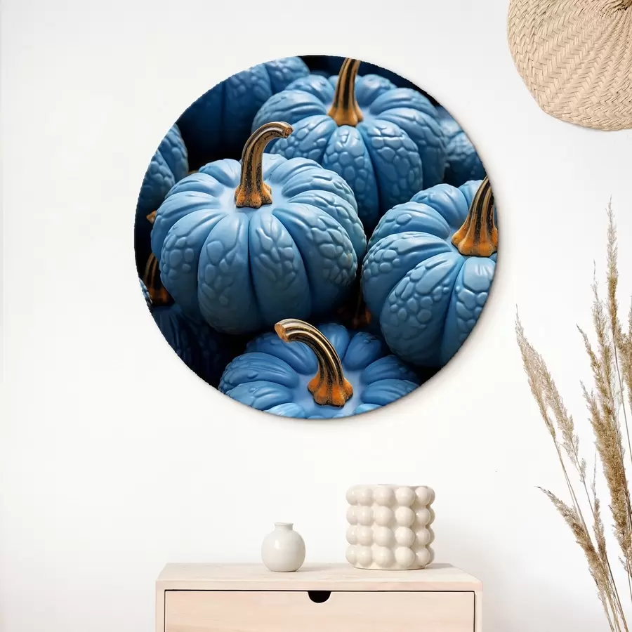 Wandbilder Blaue Kürbisse r41236