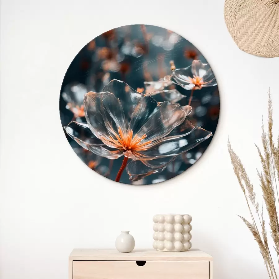 Wandbilder Glasblumen r41288