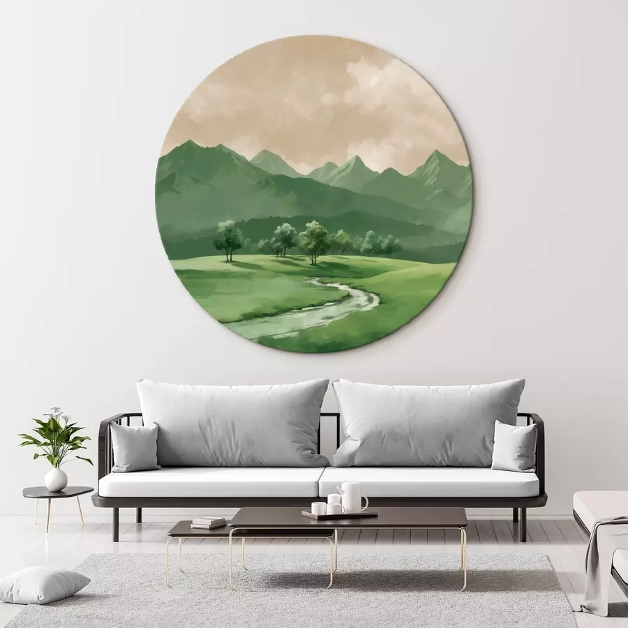 Fototapete Der Weg in die Berge r41308