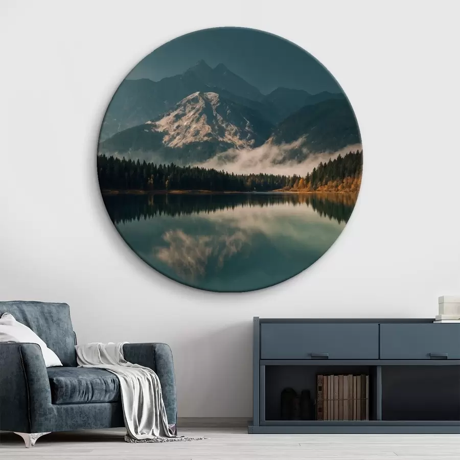 Wandbilder Bergfoto vom See aus r41316