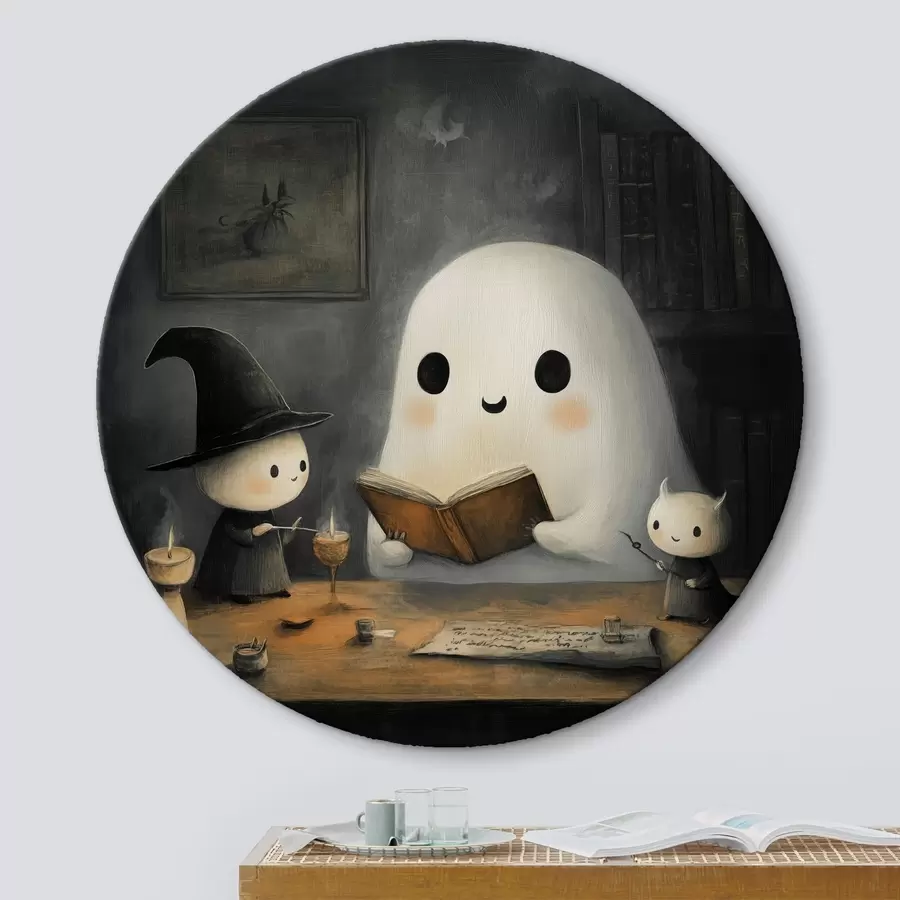 Wandbilder Privyd liest seinen Freunden ein Buch vor r41343