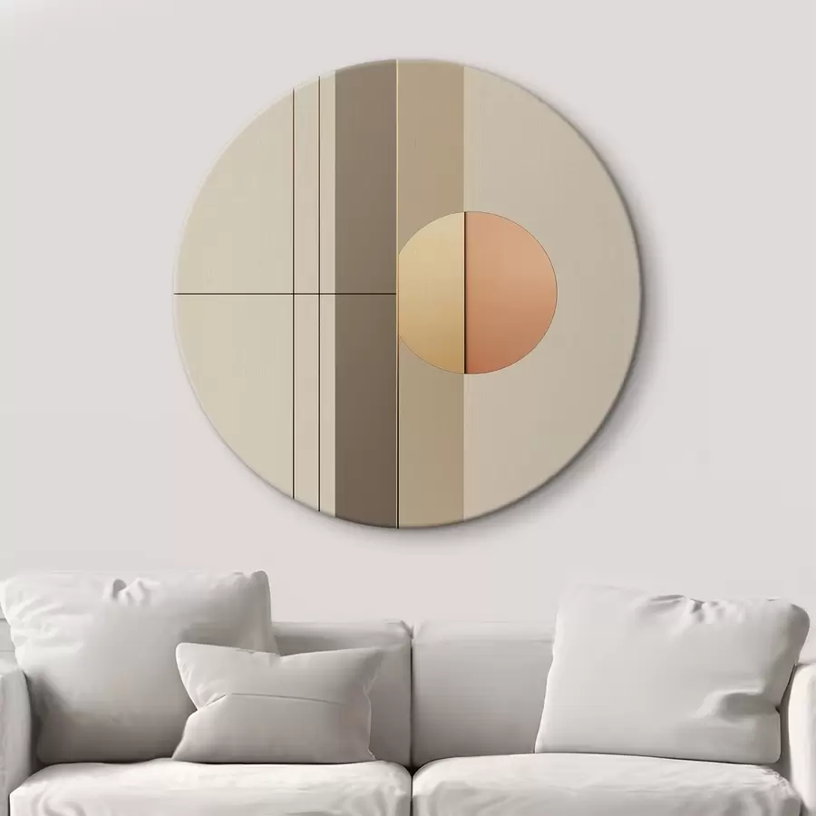 Wandbilder Abstraktion mit geometrischen Formen r41359