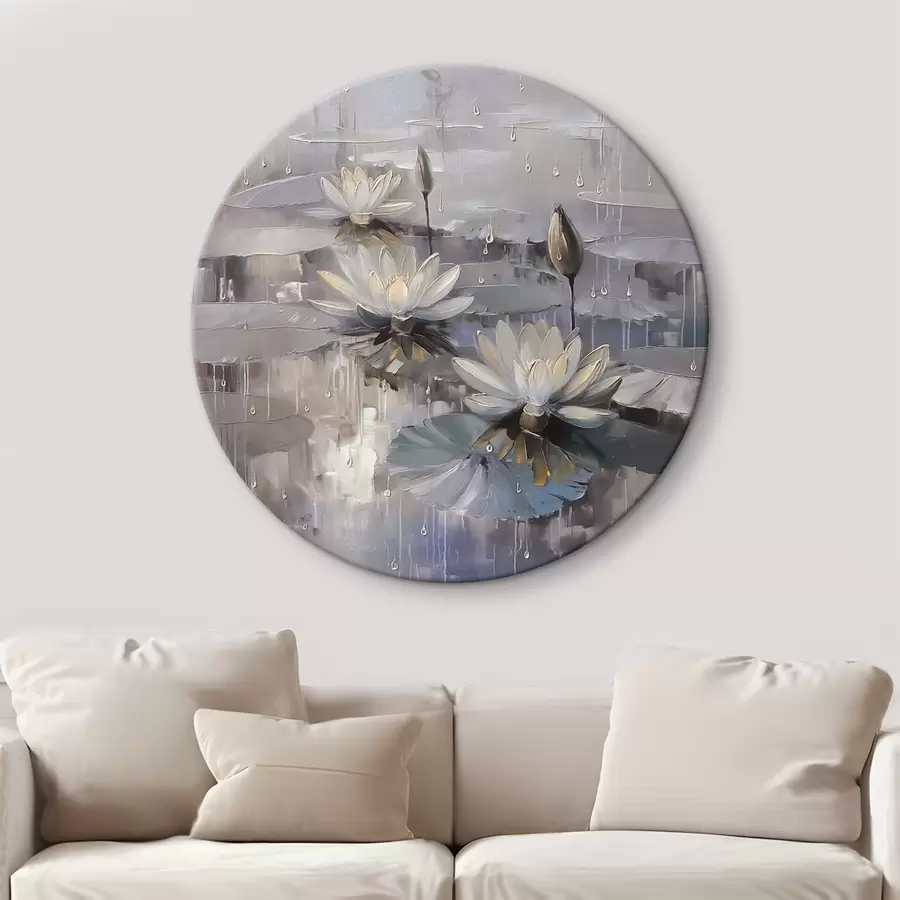 Wandbilder Stilvolle Seerosen sind ein neuer Trend r41400