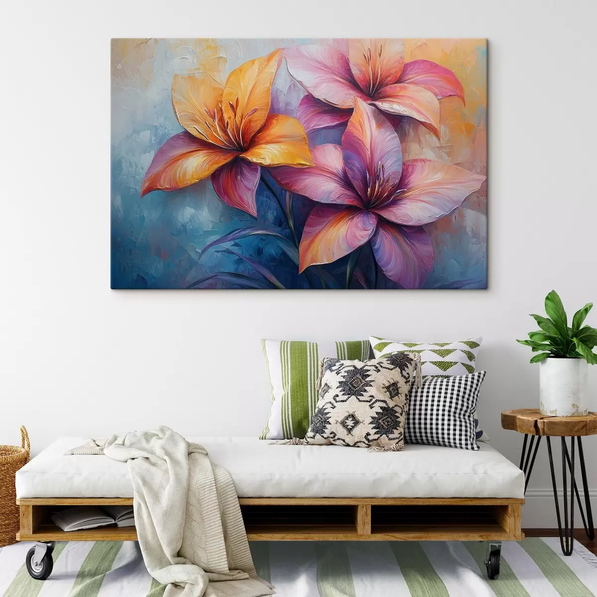 Wandbilder Drei große Blumen s42328