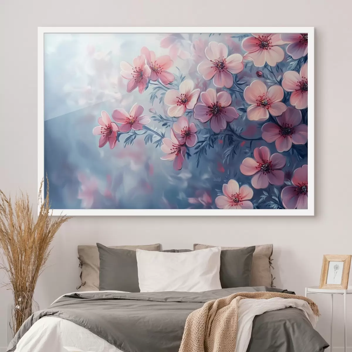 Poster Zartrosa Blüten f42322