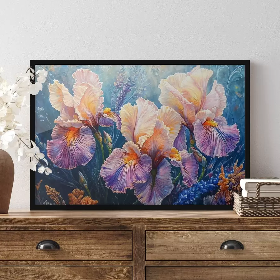 Fototapete Große Schwertlilien f42327