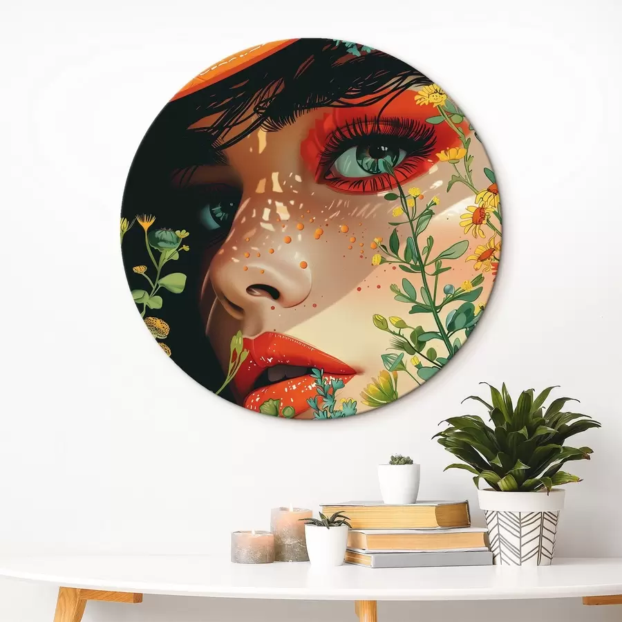 Wandbilder Strahlender Blick eines Mädchens r42082