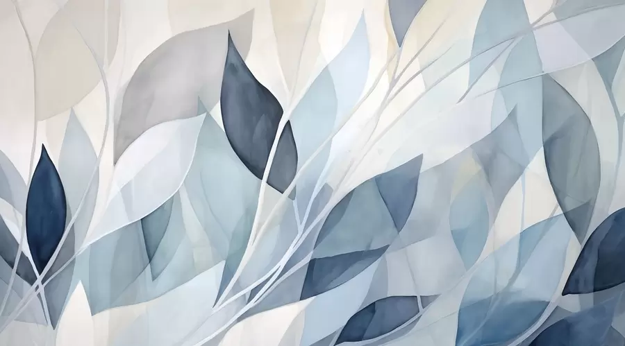 Fototapete Abstrakte Blätter w02701