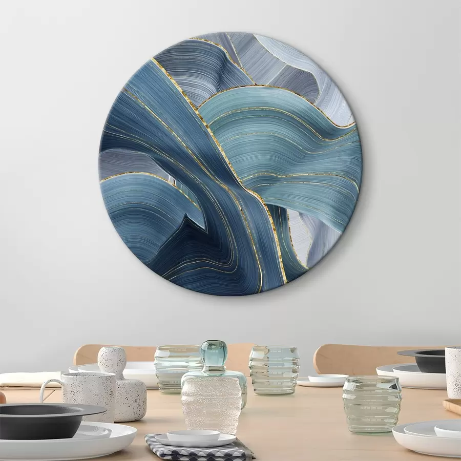 Wandbilder Konturwellen r00166