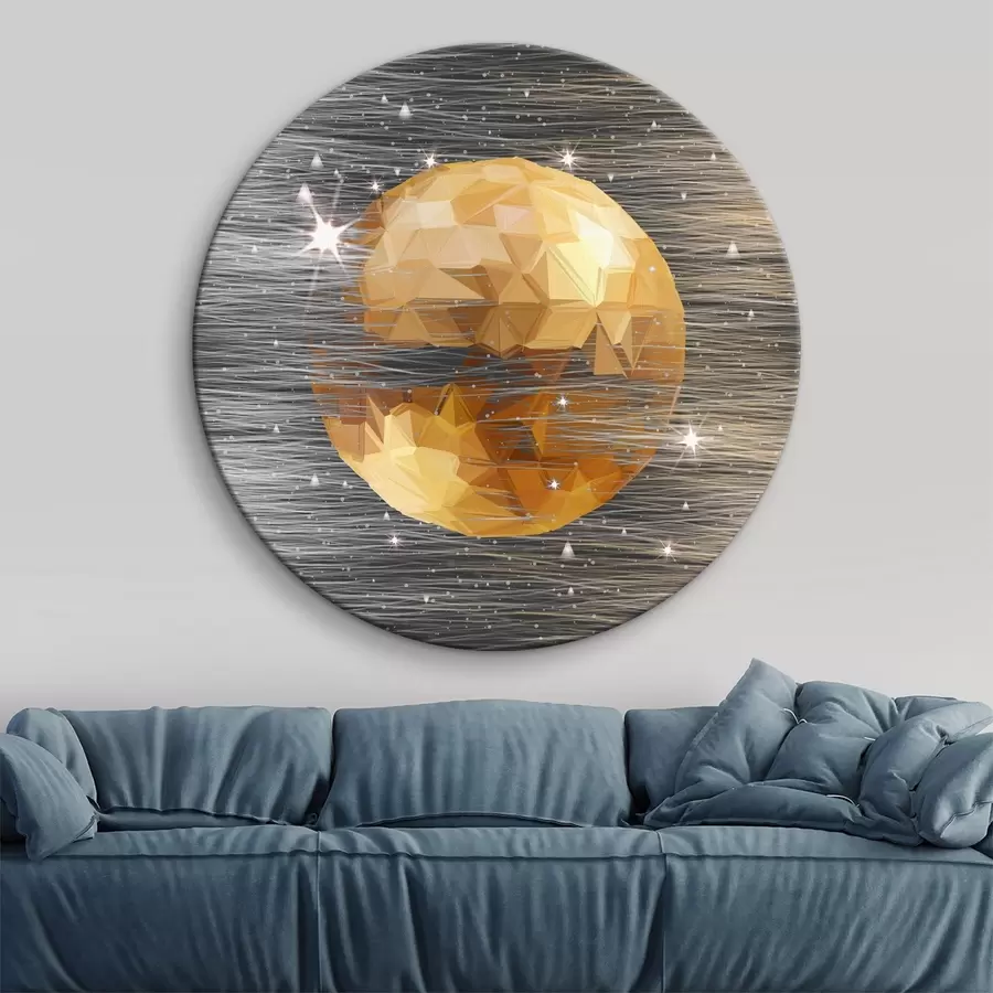 Wandbilder Schwebende Bernsteinkugel r00518