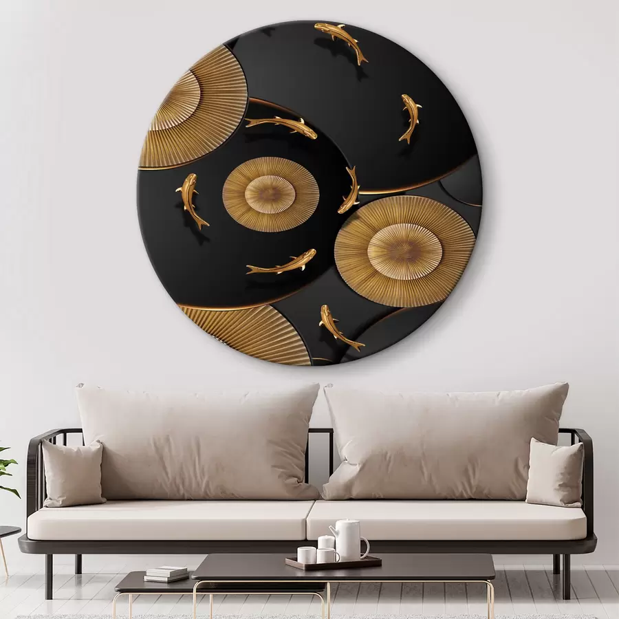 Wandbilder Koi Karpfen r02509